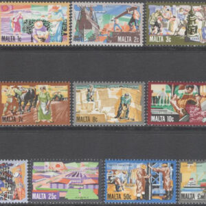 Malta – M  636-651 Vetensplig & Kulturell utveckling, serie 16 kpl **