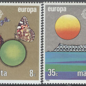 Malta – M  746-747 Europa CEPT 1986 Natur- & Miljöskydd, serie 2 kpl **