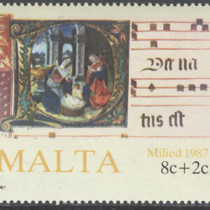 Malta – M  779-781 Jul 1986 – Texter om julen, 3 kpl **