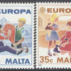 Malta – M  816-817 Europa CEPT 1989 Barnlekar, serie 2 kpl **