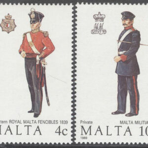 Malta – M  818-821 Uniformer på Malta III, 4 kpl **