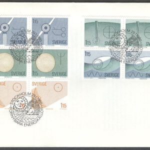 Sverige – FDC 1980-01-29 – Förnybara energikällor, delat 10-Block kpl
