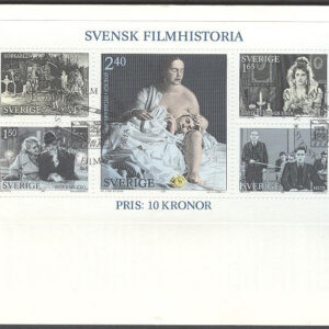 Sverige – FDC 1981-10-10 – Svensk Filmhistoria, Block kpl