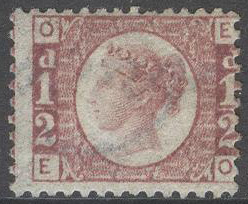 England – M   36 Drottning Victoria – Litet format, märke kpl *