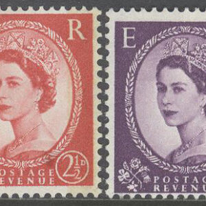 England – M  321-323, 325 yz Drottning Elisabeth II, serie 4 olika **