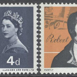 England – M  408-409 Robert Burns, skotsk diktare, 2 kpl **