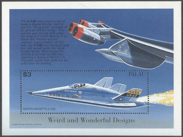 Palau - M BL  45 Specialflygplan - Martin Marietta X-24B, Block **