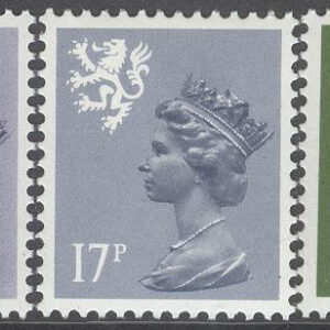 Skottland – M   39 C, 42 C, 44 C, 45 C, 48 Drottning Elisabeth II, serie 5 olika **
