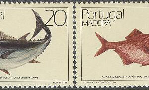 Madeira – M  104-105 Fiskar II bla Storögd tonfisk, 2 kpl **