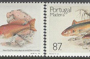 Madeira – M  129-132 A Fiskar bla Junkergirella, 4 kpl **