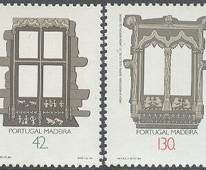 Madeira – M  168-169 Regional Arkitektur – Fönster, serie 2 kpl **