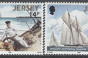 Jersey – M  396-399 Fartyg – Skonaren Westward, 4 kpl **
