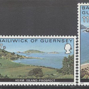 Guernsey – M  137-140 Landskap bla Hamnen i Herms, 4 kpl **