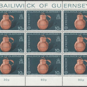 Guernsey – M  133-134 Europa CEPT 1976 Hantverk, 2 st Miniark kpl **