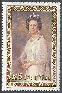 Isle of Man – M  277 Drottning Elisabeth II, 1 kpl **
