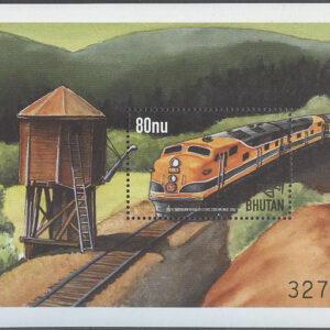 Bhutan – M BL 386 Järnväg – Disellok – Great Northern Railroad USA, Block **