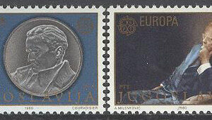 Jugoslavien – M 1828-1829 Europa CEPT 1980 Berömda personer, serie 2 kpl **