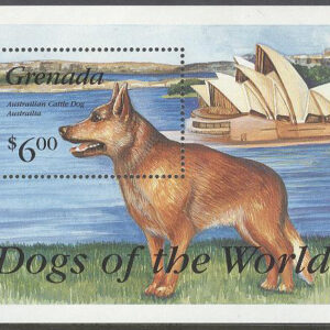 Grenada – M BL 328 Hundar från hela världen – Australien, Block **