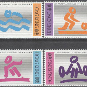 Hongkong – M  723-726 Sport – 15:e Commonwealthspelen 1994, 4 kpl **