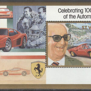 St. Vincent – M BL  51 Bilen 100 år – Ferrari Dino 206 SP, Block **