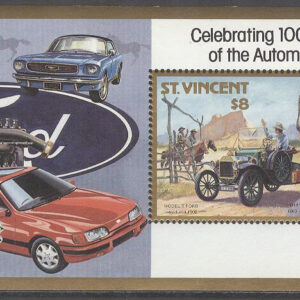 St. Vincent – M BL  53 Bilen 100 år – Ford Modell T, Block **