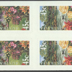 Australien – M 1912-1916 BC Blommor & Trädgårdsutställ, 10 märken i Häfte kpl **