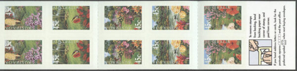 Australien - M 1912-1916 BC Blommor & Trädgårdsutställ, 10 märken i Häfte kpl **