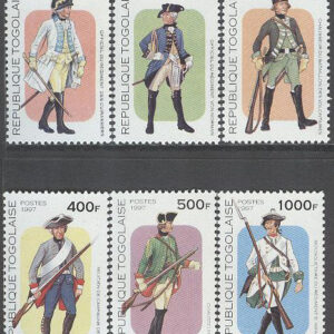 Togo – M 2551-2556 Millitära uniformer, 6 kpl **