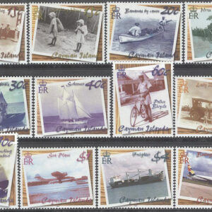 Cayman Islands – M  888-899 Transport med bla Bilar – Båtar – Flyg, serie 12 kpl **