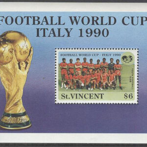 St. Vincent – M BL  82 VM i Fotboll i Italien 1990, Block **