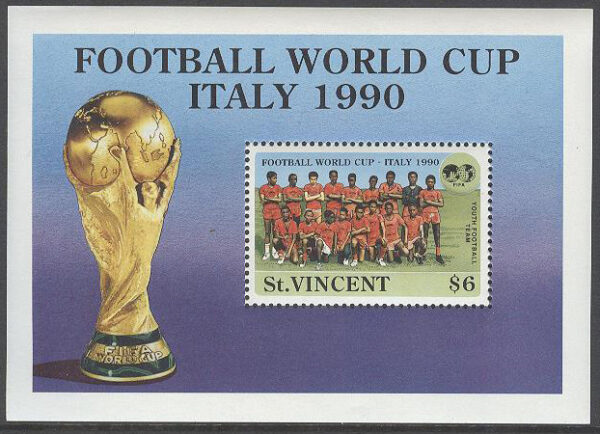St. Vincent - M BL  82 VM i Fotboll i Italien 1990, Block **