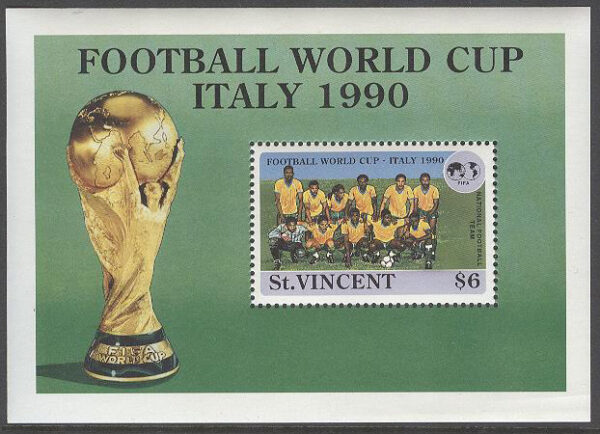 St. Vincent - M BL  83 VM i Fotboll i Italien 1990, Block **
