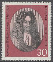 Tyskland – M  518 Gottfried Wilhelm Leibniz död i 250 år – Filosof, 1 kpl **
