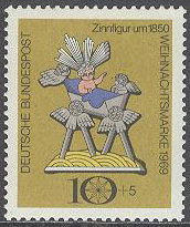 Tyskland – M  610 Jul 1969 – Kristi födelse, märke kpl **