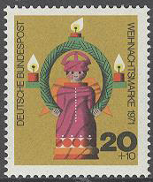 Tyskland – M  709 Jul 1971 – Julängel, 1 kpl **