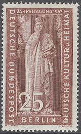 Berlin – M  173 Östtyska Kulturrådets Dag 1957, 1 kpl *