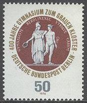 Berlin – M  472 Grå klostrets gymnasium 400 år, 1 kpl **