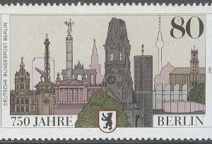 Berlin – M  776 Staden Berlin 750 år, 1 kpl **
