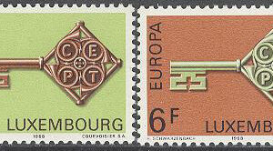 Luxemburg – M  771-772 Europa CEPT 1968, 2 kpl **