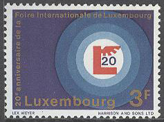 Luxemburg – M  774 Internationell mässa i Luxemburg 20 år, 1 kpl **