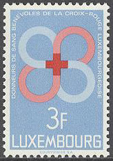 Luxemburg – M  778 Frivillig blodgivning genom Röda Korset, 1 kpl **