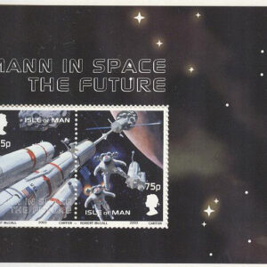 Isle of Man – M BL  47 Rymd – Rymdprojekt med IoM bla. Mars, Block **
