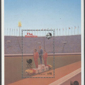 Gambia – M BL  46 OS i Seoul 1988 Medaljörer, Block **