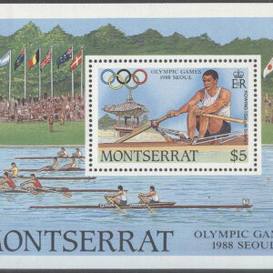 Montserrat – M BL  49 OS i Seoul 1988 Rodd, Block **