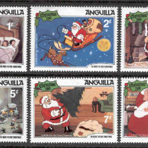 Anguilla – M  451-456 Disneys ”Natten före julafton”, 6 ol **