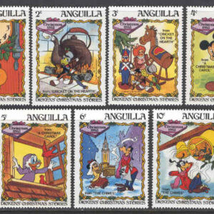 Anguilla – M  557-563 Disney – Dickens julberättelser, 7 ol **