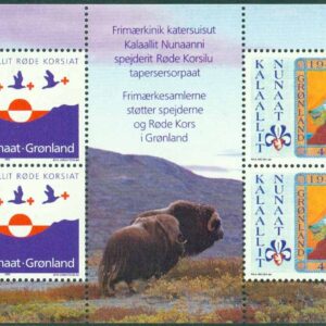 Grönland – F  236-237 (BL 4) Röda Korset och Scoutrörelsen, block kpl **