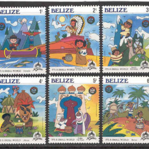 Belize – M  829-834 Disney – It´s a small world, 6 ol **