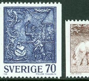 Sverige – F 1008-1010 Kattuggla, Sättugnshäll, Gotlandsruss, 3 kpl **