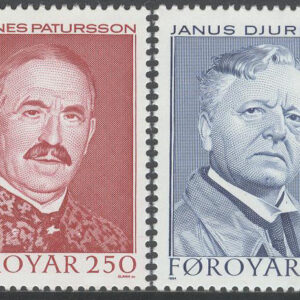 Färöarna – F  101-104 Färöiska författare, 4 kpl **